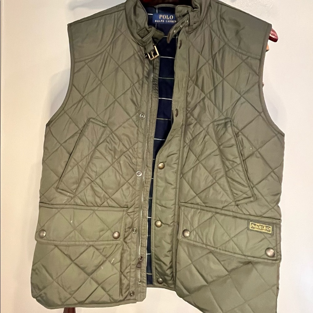 Polo Ralph Lauren Men’s Vest. Size Medium. Color- company Olive